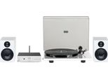 Set Di Giradischi Pro-Ject Stereo Set E Phono Silver White