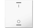 Bilanciere Mdt Per Pulsante Knx Light 55 1-Gang, Bianco Puro Lucido, Commutazione