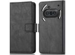Imoshion Cover Per Telefono Cellulare Nothing Phone (3A) - Flip Cover Libreria Flip - Nero