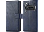 Cover Per Telefono Cellulare Imoshion Per Nothing Phone (3A) - Flip Cover Libreria Flip - Blu Scuro