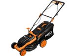Tosaerba Elettrico Neo Tools Da 1600 W - Larghezza Di Taglio Di 38 Cm, Regolazione Centrale Dell'altezza A 6 Posizioni (25-75 Mm), Cesto Per L'erba Da 45 L Con Indicatore Di Livello