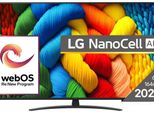 Lg Nanocell Ai 65NANO81A3A Tv 65 Pollici 4K Ultra Hd Smart Tv Wi-Fi Nero