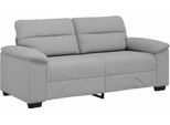 Vidaxl Divano A 2 Posti Grigio Nuvola 180X81X84 Cm Tessuto