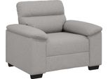 Vidaxl Poltrona Grigio Nuvola 100X81X84 Cm Tessuto