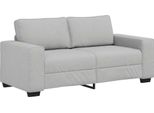 Vidaxl Divano A 2 Posti Grigio Nuvola 180X77X82 Cm Tessuto