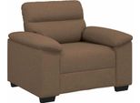 Vidaxl Poltrona Marrone 100X81X84 Cm Tessuto