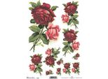 Itd Carta Di Riso Per Decoupage, Rose R0219