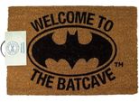 Batman - Tappeto Per Porta "Benvenuti Nella Bat-Caverna"" NS6304 (Taglia Unica) (Marrone)"