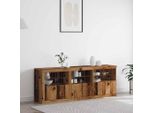 Credenza Vidaxl Led In Legno Vecchio 181 X 37 X 67 Cm Materiale A Base Di Legno
