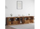 Credenza Vidaxl Led In Legno Recuperato 283 X 37 X 67 Cm Materiale A Base Di Legno