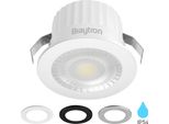 Braytron Led Minispot 3W Piccola Luce Da Incasso Faretto Da Incasso Faretto Da Incasso 3 Coperture IP54 230V 6500K