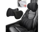 Cuscino Di Supporto Lombare Auto Poggiatesta Collo Set Cuscino In Schiuma Di Memoria Auto Sedile Testa Dolore Schiena Sedia Ufficio Camion Sedia A Rotelle