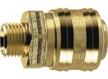 Attacco Rapido Dn 7,2, Filettatura Maschio In Ottone Grezzo Filettatura G 1/2 ″ 20,95 Mm