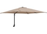 Vidaxl Ombrellone Da Giardino Taupe 248,5 X 247,5 X 160 Cm