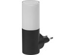 Osram Lunetta Backlight Flare Black, Luce Mobile, 0,20 W, 3 Lm, Bianco Caldo, Luce Notturna Con Rilevatore Di Movimento, Sensore Giorno/Notte, Per Uso Interno