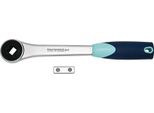 Cricchetto A Spinta 1/2 ″ 30 Denti Lunghezza 270 Mm Con Squadra Reversibile
