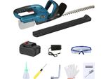 Tagliasiepi, Lunghezza Lama 52 Cm, 2500 Giri/Min, Lama A Doppia Azione, Con 2 Batterie