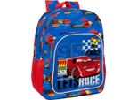 Zaino Scuola Cars Race Ready Blue 33 X 42 X 14 Cm