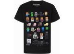 Minecraft - Maglietta Per Bambini NS7307 (164-170) (Nero)