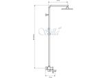 Silla | Set Doccia - Nero - Soffione Doccia - Alta Qualità - Risparmio D'acqua - Doccia A Pioggia
