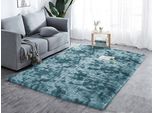 Ombre Shaggy Strado Teppich 160X200 Ombrenavy (Dunkelblau)