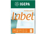 Etichette Autoadesive Igepa 100 Pz 105X41 Mm