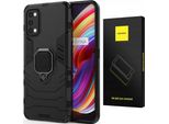 Spacecase Custodia Protettiva X-Ring Per Realme 7 Pro Nero