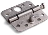Cerniere A Cuscinetto Liscio Skg*** In Acciaio Inox 89 X 89 Mm Con Angolo Arrotondato - Al Pezzo