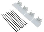 Supporti Per Tubi Da Piscina Design Regolabile Robusto Abs Facile Installazione Staffe Di Supporto Per Tubi Da Piscina Grigio