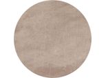 Tappeto A Pelo Corto Sky Beige 160 Cm Rotondo