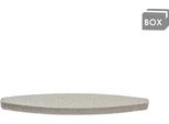 Cote Ovale Da 220 Mm - Cote Bifacciale In Pietra Abrasiva, Ideale Per Affilare Coltelli, Forbici E Falci