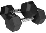 Rebel RBA-2325-07.5 Manubri Hex In Ghisa Gommata 2 X 7,5 Kg