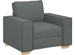 Vidaxl Poltrona Divano Grigio Scuro 100X78X84 Cm Tessuto