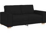 Vidaxl Divano A 2 Posti Nero 180X78X84 Cm Tessuto