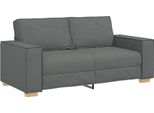 Vidaxl Divano A 2 Posti Grigio Scuro 180X78X84 Cm Tessuto