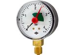 Manometro Jako Fig.H 31A 3/8 Di Pollice 63 Mm Dm. Attacco Inferiore