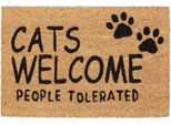 Zerbino In Fibra Di Cocco Cats Welcome