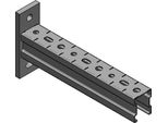 Mefa Console Stex 35/42, L= 300 Mm Pannello Longitudinale Gvz