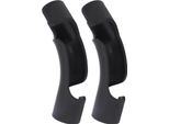 2Pcs Tubo Piegatore Materiale Plastico 2,3 Cm Di Diametro Interno Nero Contenitore Piegatore Tubo Per Serbatoi Di Carburante Da Corsa