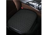 Adunsiaoto 2 Pezzi Auto Sedile Pad Cuscino Sedile Copre, Universale Sedile Pad Underlay Sedili Anteriori, Traspirante Antiscivolo (Nero)