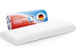Cuscino Per Chi Dorme Sullo Stomaco 40X80 Hadar Low Thermic, Cuscino Piatto Da 6 Cm Per Chi Dorme Sullo Stomaco, Memory Foam Di Alta Qualità, Rivestimento Termoregolante,
