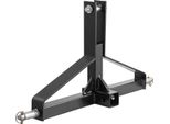Succebuy Gancio Di Traino A 3 Punti 660X165X450 Mm, Attacco A Tre Punti Per Trattori Di Categoria 1, Capacità Di Carico 1360 Kg, Adattatore Per Gancio Di Traino, Adatto A Vari Modelli Di Trattori Come Kubota, Mahindra, Ford, Yanmar E John Deere