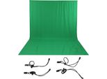 3X6M Fotografia Sfondo Verde Schermo Chromakey Sfondo Panno Per Foto Studio Video