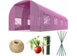 Tunnel Da Giardino 2,5 X 4 M (10 M2) Plonos Rosa