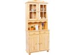 Dmora Credenza Dmcneal 32X88X198H Cm Marrone Quercia, Un Cassetto 4 Vani