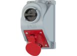 Presa Fissa Con Interruttore Tipo """Combo-Pol"""" 32A 400V 3P+Z+N, Interruttore 0-1 IP44"