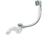 Mcalpine Sifone Cromato Per Vasca Da Bagno E Troppopieno Con Tappo Automatico