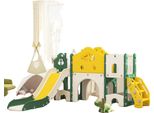 Scivolo Da Parco Giochi, Funzionalità 7 In 1, Design Sicuro E Resistente, Scivolo Singolo