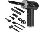 Teesa TSA5018 Soffiatore, Compressore, 3 Livelli, Torcia, 75 W, 5 Ugelli, Batteria Da 6000 Mah