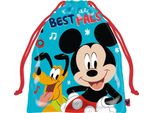 Borsa Da Ginnastica Topolino 26,5X21,5 Cm Blu Blu Taglia Unica